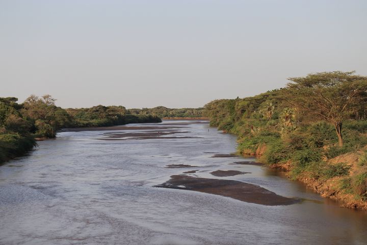 River in a semi-arid landscape.